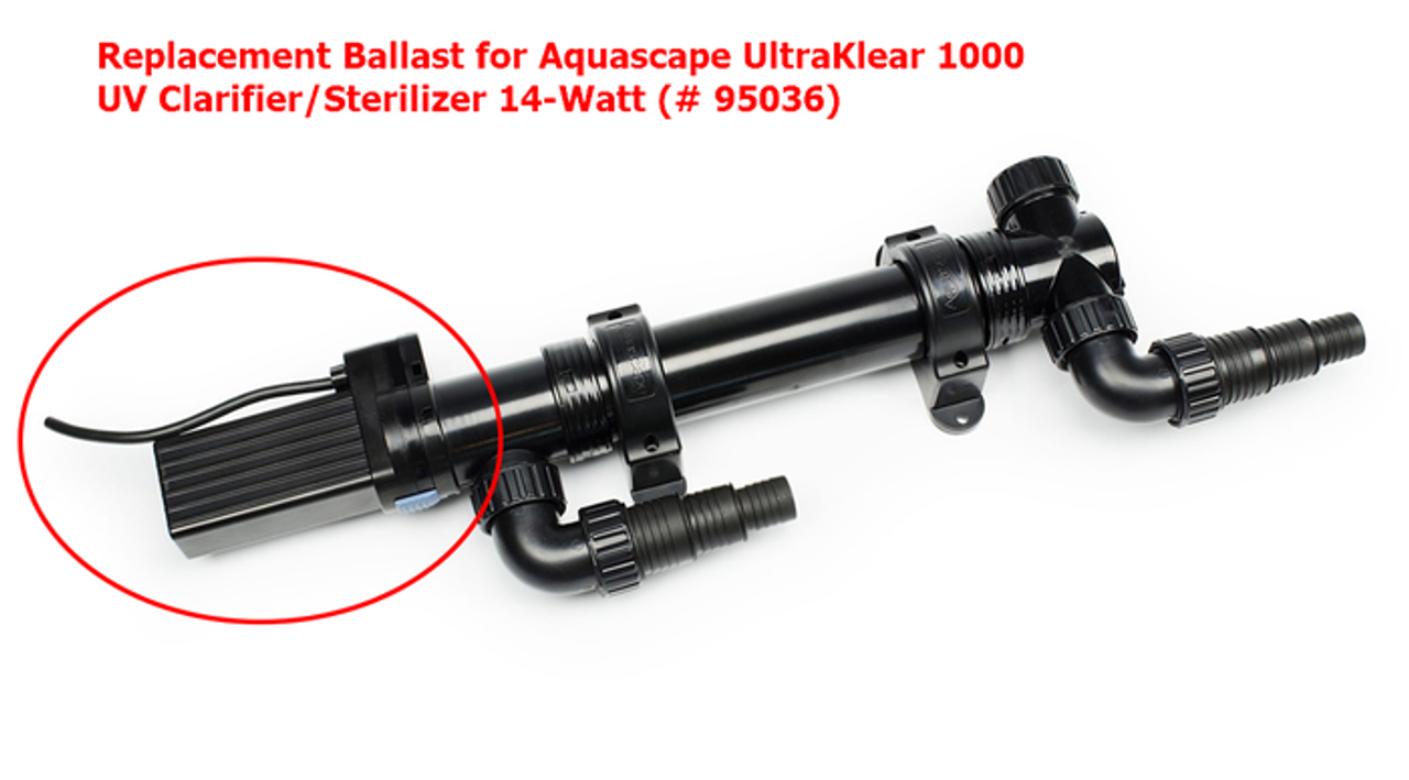 Aquascape UltraKlear 1000 High Output Replacement UV Ballast Kit - 14 Watt