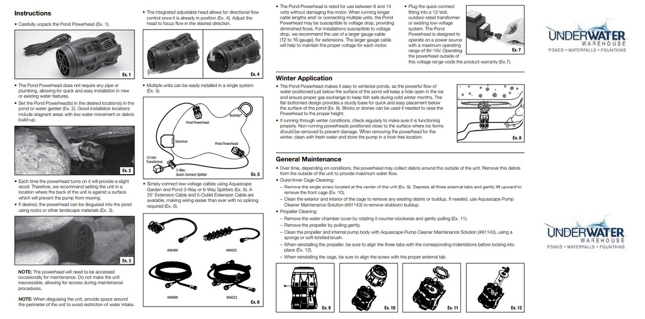 Aquascape Pond Powerhead (FREE SHIPPING)