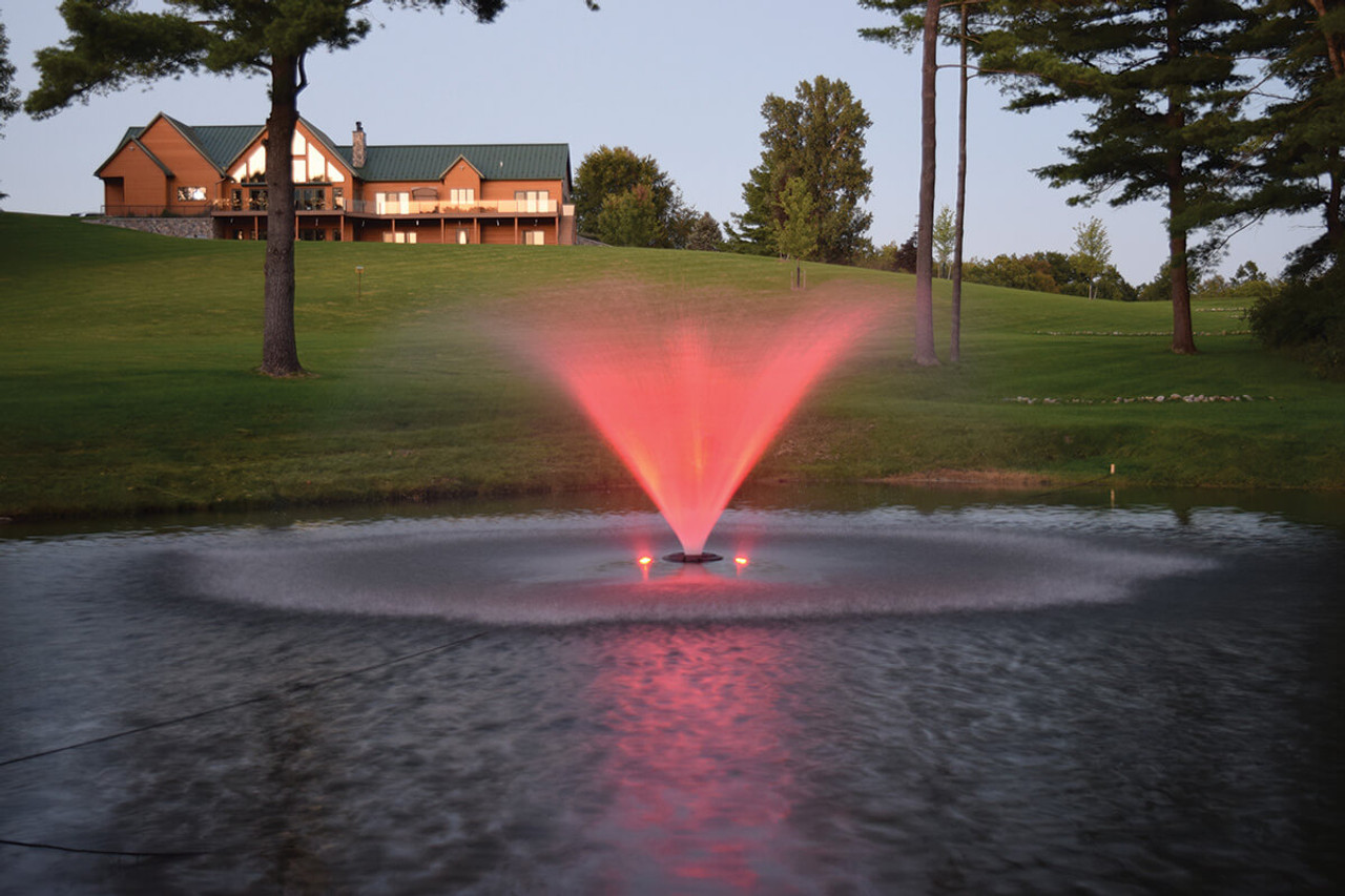 2 Light AquaShine Color Changing LED Kit for Fountains up to 3/4 HP (FREE SHIPPING)