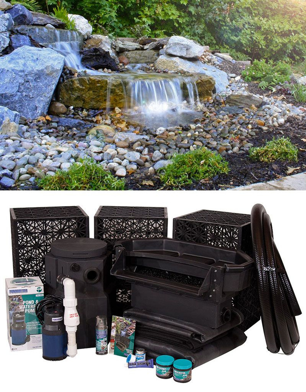 Blue Thumb Elite Cascading Falls Kit - Medium - 15 ft. Stream