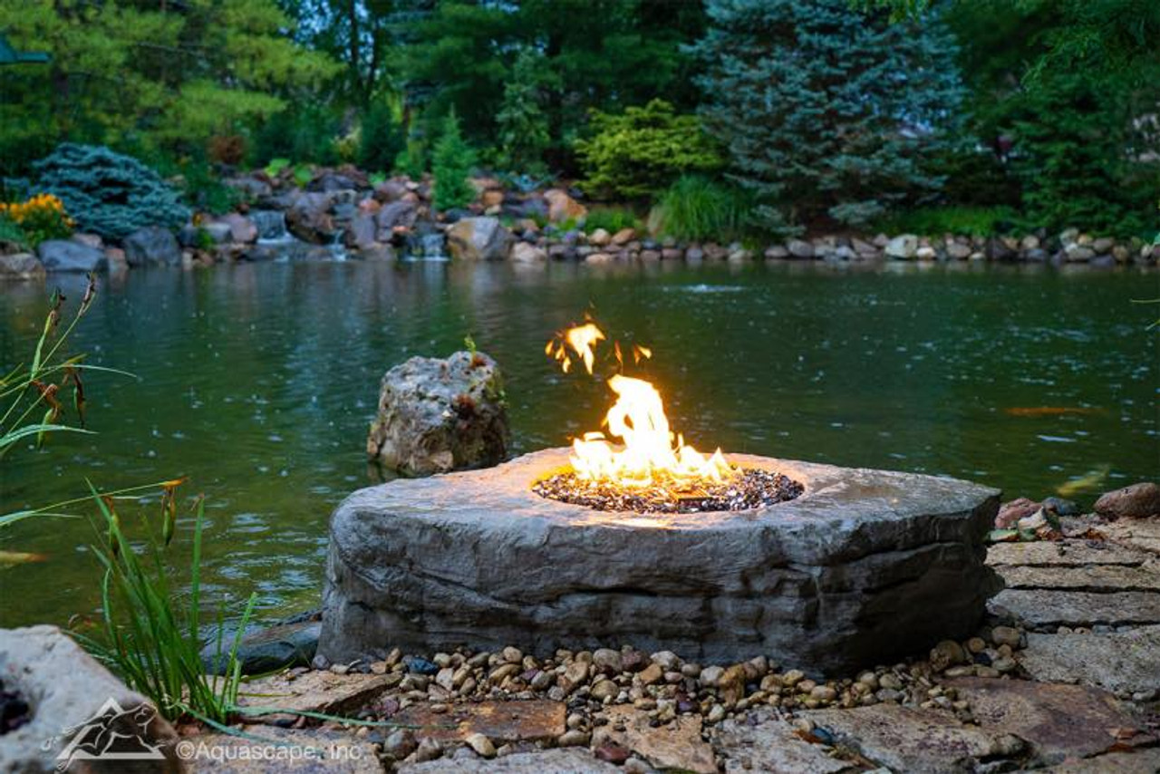 Aquascape Faux Stone Fire Pit - FREE SHIPPING
