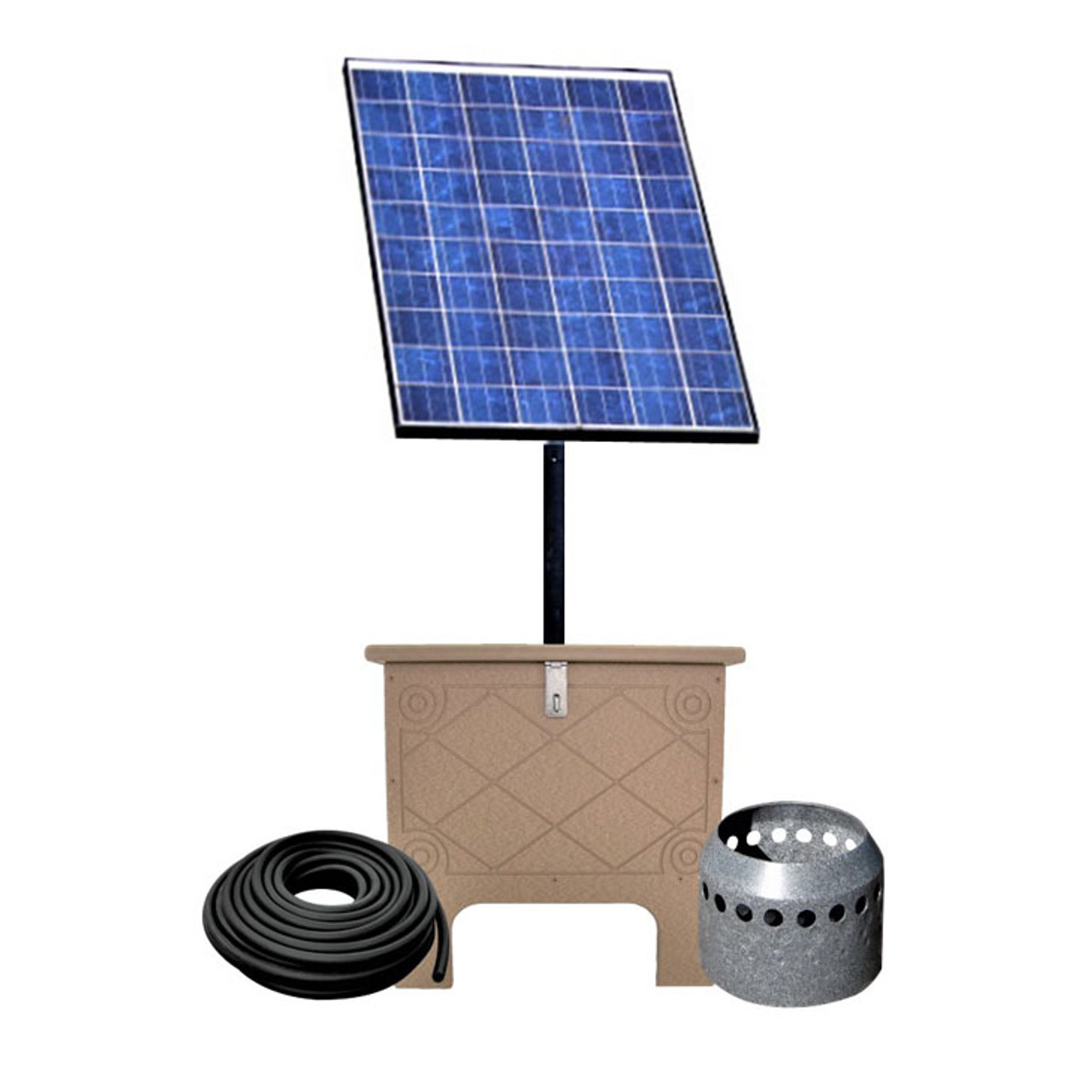 Solaer 1.1 Solar Lake Bed Aeration System w/ 1 Diffuser & Tubing (FREE SHIPPING)