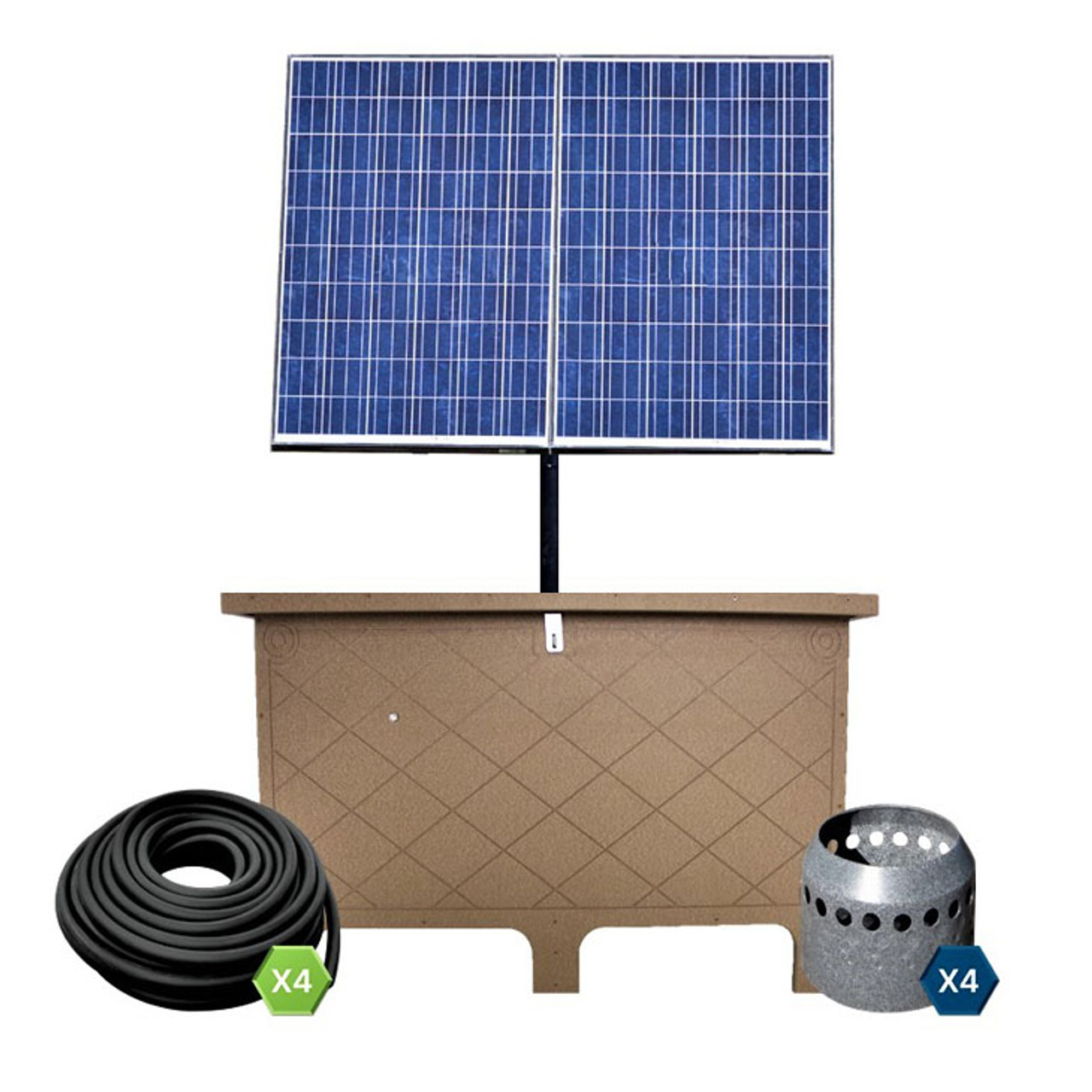 Solaer 2.4 Solar Lake Bed Aeration System w/ 4 Diffusers (FREE SHIPPING)