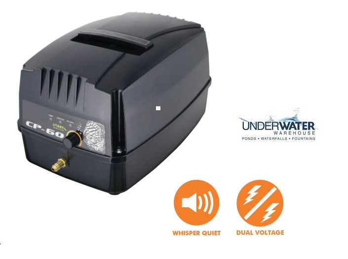 Hailea CP60 Air Pump - 2.10 cfm (60 lpm 