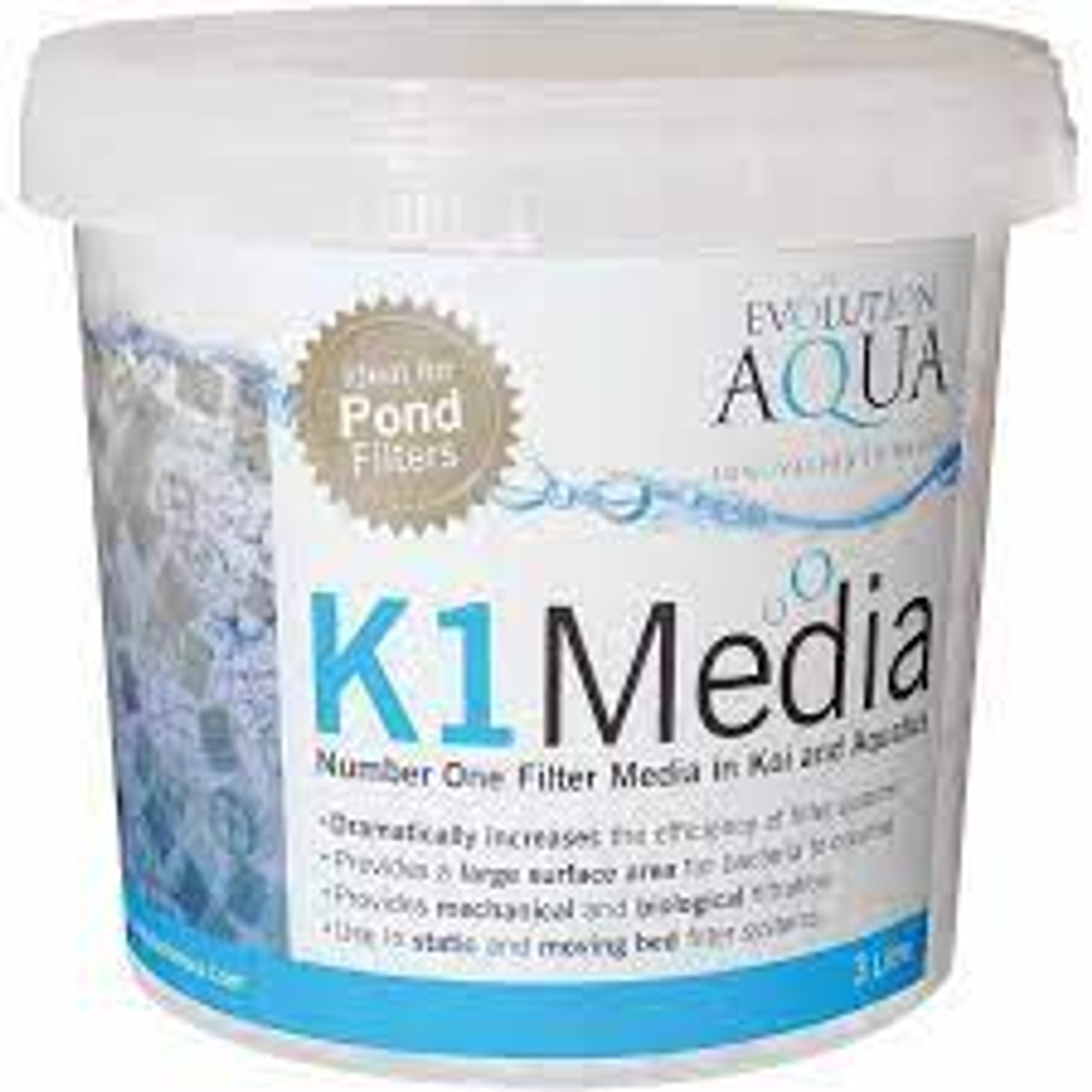 Evolution Aqua K1 Media (Kaldnes Filter Media) 3L