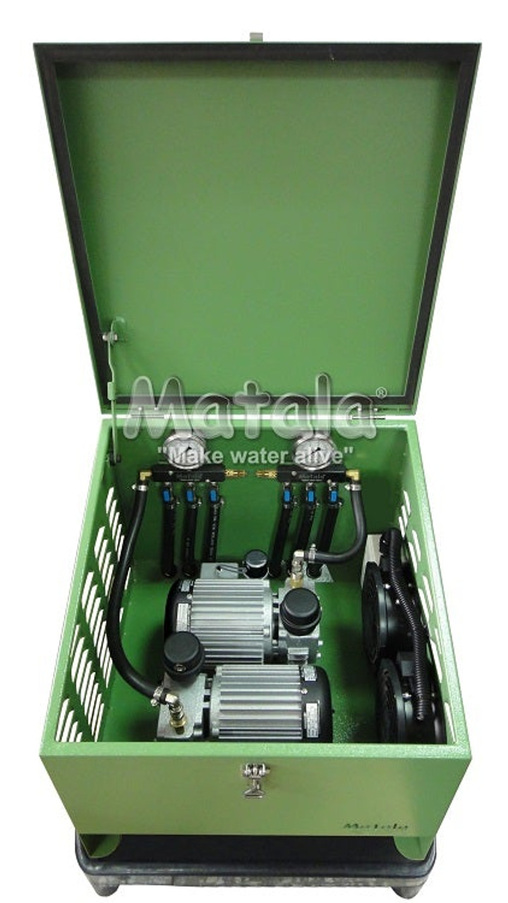 3/4 HP Matala Rotary Vane Air Compressor Cabinet Kit (FREE SHIPPING)