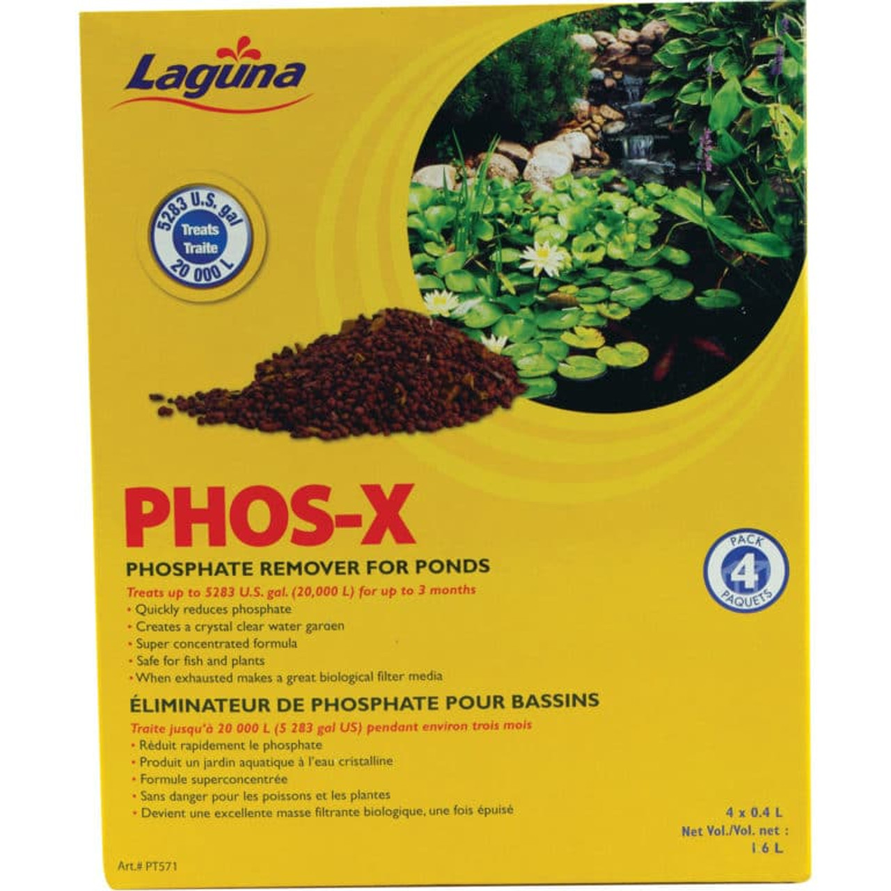 Laguna Phos-X Phosphate Remover - 5288 gal. (4 Pk)