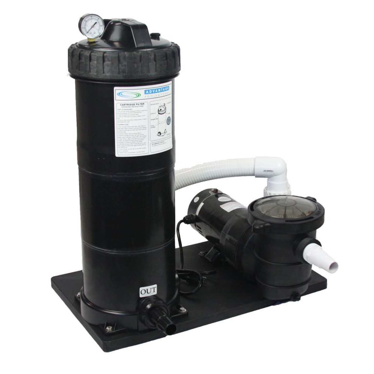 1.5 HP Advantage Cartridge Filter System w/ Element - 100 Sq. Ft.