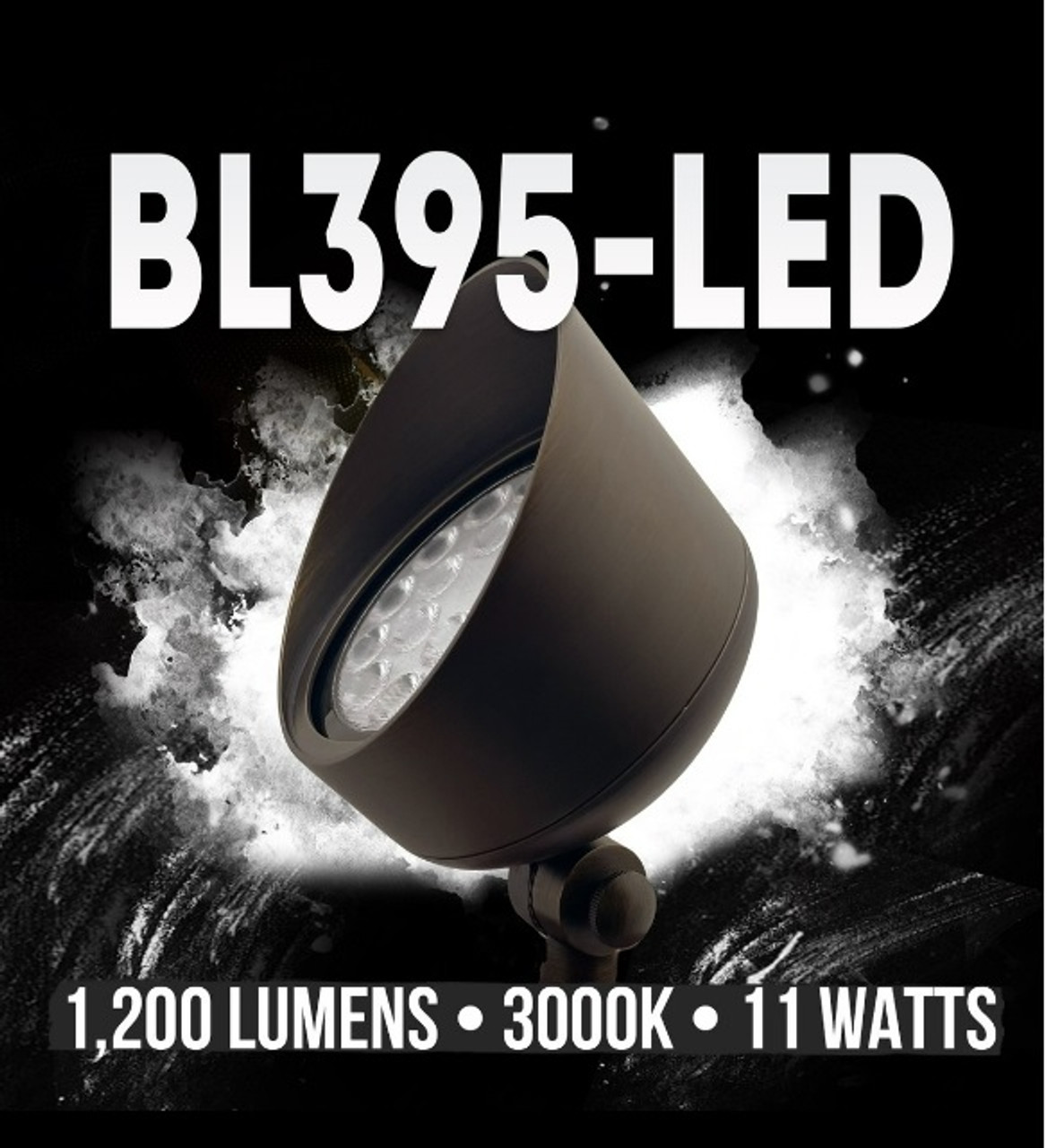 Alliance BL395-LED! With a 1,200 lumen output this fixture can be used to light up the tallest trees, buildings and structures.