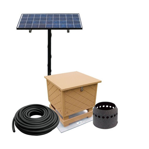 OWS SB-1B Solar Aerator w/ Battery Backup System (FREE SHIPPING)
