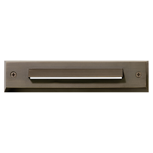 Encore Solid Cast Brass Scoop Step Light, 7.5"