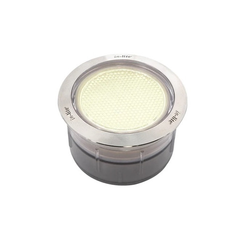 The HYVE WARM is a 60mm recessed warm white light. This fixture comes included with a stainless steel ring and is ideal for border applications, decks, patios, wall washing, pillars, retaining walls and more.