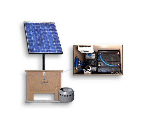 Solaer Lithium Ion Cabinet Kit with Compressor + 1 Diffuser + 100 ft or Tubing