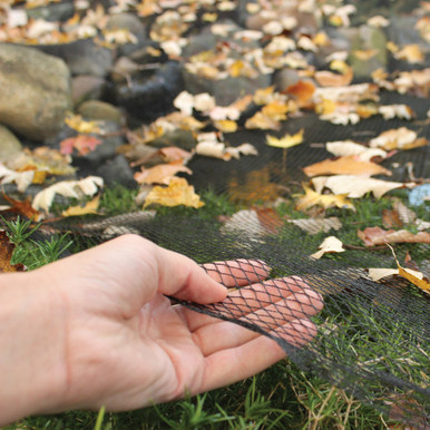 3/8" Premium Fine Mesh Pond Cover Netting - 20'x40"
