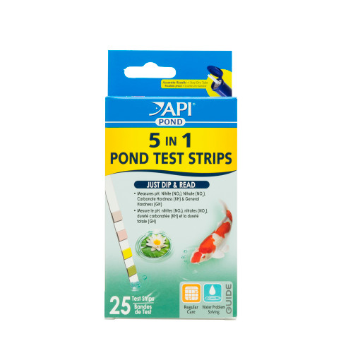 API Pond Test Kit - 5-in-1 Test Strips