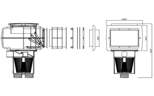 Formal Concrete Wall Skimmer - 14"