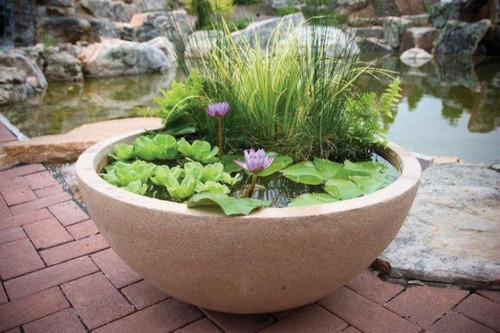 32" Aquascape Aquatic Patio Pond - Desert Granite 