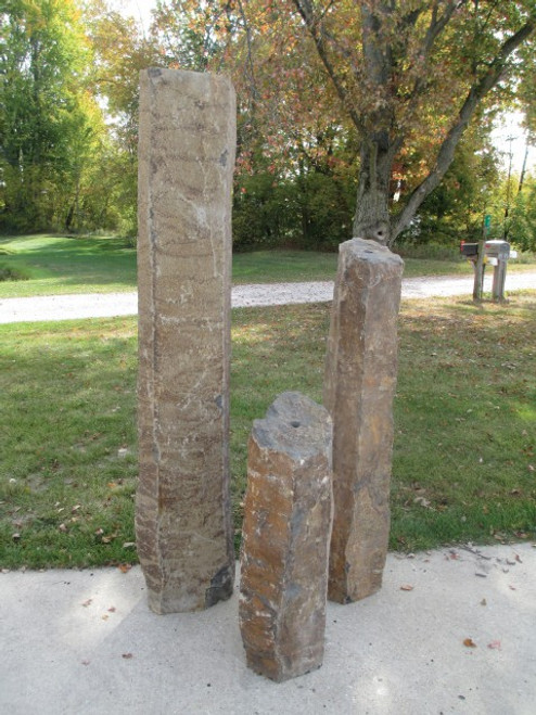 Tranquil Decor Large Real Basalt Column Kit - 3 Piece Set