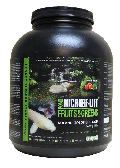 Microbe-Lift Fruits and Greens Stick Food - 13 lbs. 4 oz. (Bucket)