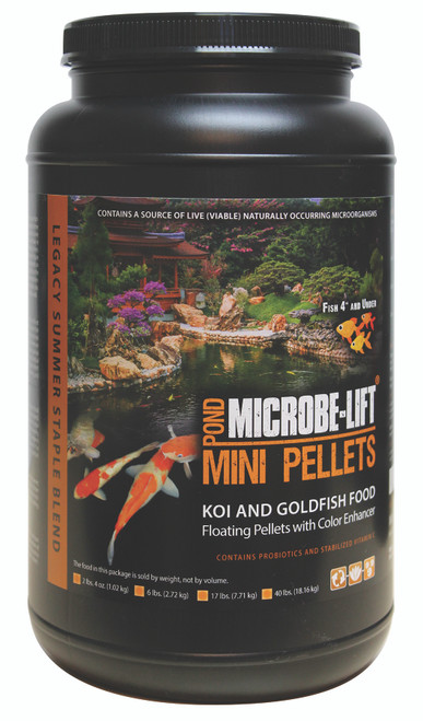 Microbe-Lift Mini Pellets - 17 lbs.