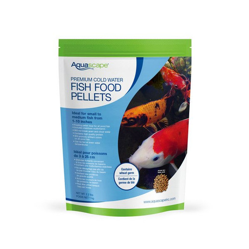 Aquascape Premium Cold Water Fish Food - Medium Pellet - 2.2 lbs.