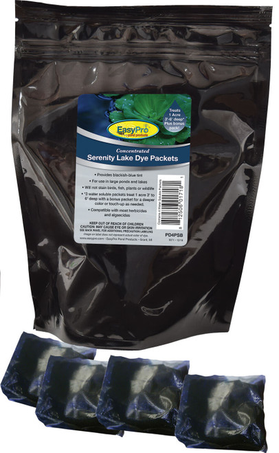 EasyPro Concentrated Serenity Blue Pond Dye - Dry - 4 pack