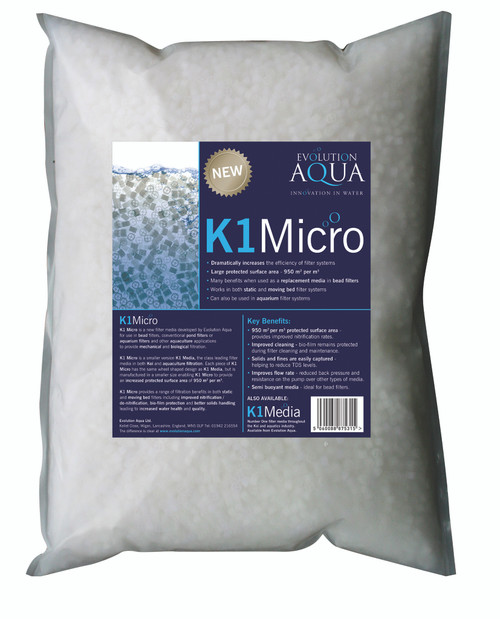 Evolution Aqua K1 MICRO Media - 25 Liter