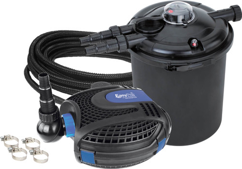 EasyPro Eco-Clear Pond Filtration Kit -  EC2600U, EPS1300, tubing and clamps - Up to 1300 gallons (FREE SHIPPING)