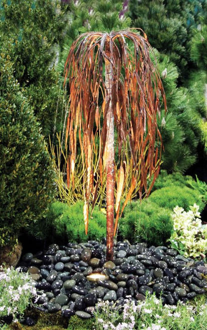 Copper Fountain Trees bring together art, metal, & water exactly where they belong...at your home.