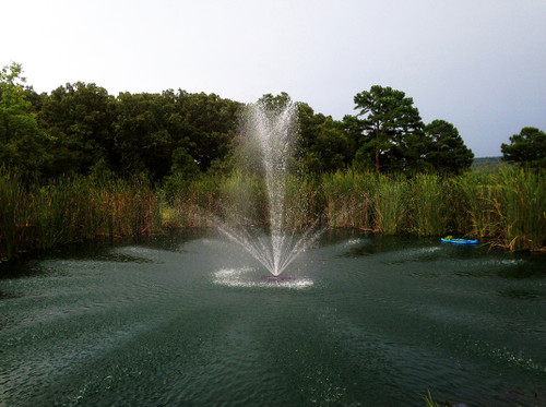 1 HP Outdoor Water Solutions Eco Line Floating Fountain w/ LIGHTS - FREE SHIPPING