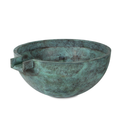 Atlantic Hammered Brass Bowl 30" with 4" Spillway by Atlantic