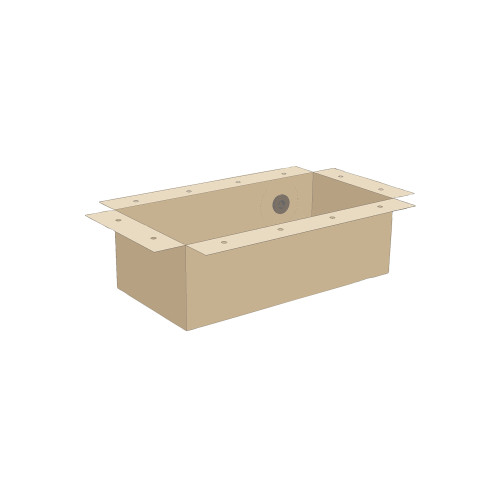 4 ft. Atlantic Flexible Hardscape Basin - Tan