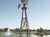 Outdoor Water Solutions Large Backyard Windmill - Bronze Powder Coated