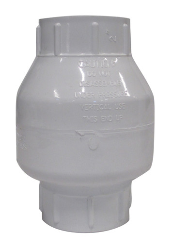 Geetery 2 Inch PVC Slip Swing Check Valve No Spring Back Flow