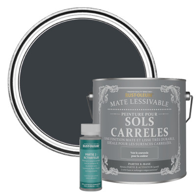 Peinture pour Sols Carrelés Mate Lessivable - Anthracite (RAL 7016)