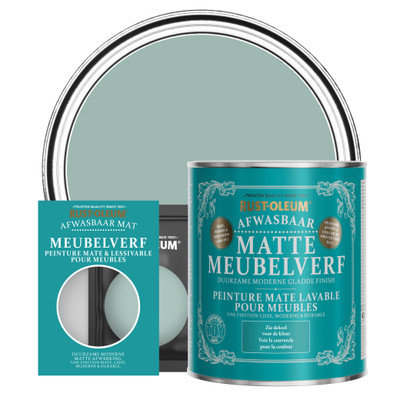 Peinture pour Meubles Mate & Lessivable - Bleu Littoral