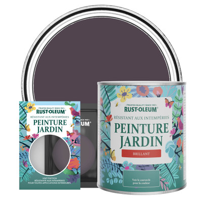 Peinture Jardin, Finition Brillante - Jus de Raisin Peinture Jardin, Finition Brillante - Jus de Raisin