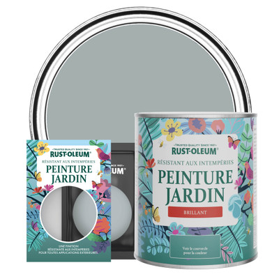 Peinture Jardin, Finition Brillante - Gris Minéral