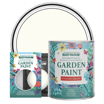 Peinture Jardin, Finition Brillante - Porcelaine