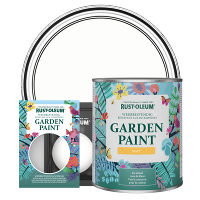 Peinture Jardin, Finition Mate - Craie Blanche