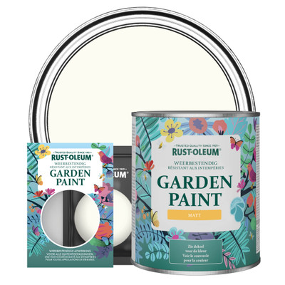 Peinture Jardin, Finition Mate - Blanc Antique