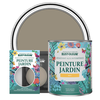 Peinture Jardin, Finition Mate - Cacao