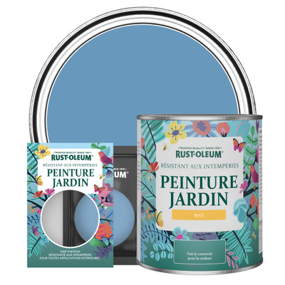 Peinture Jardin, Finition Mate - Bleuet