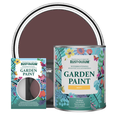 Peinture Jardin, Finition Mate - Mûre