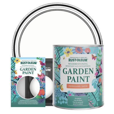 Peinture Jardin, Finition Satinée - Craie Blanche