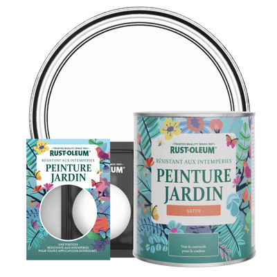 Peinture Jardin, Finition Satinée - Craie Blanche