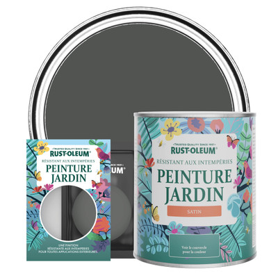 Peinture Jardin, Finition Satinée - Graphite