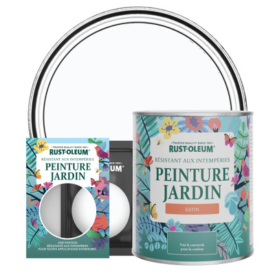 Peinture Jardin, Finition Satinée - Glacier Peinture Jardin, Finition Satinée - Glacier
