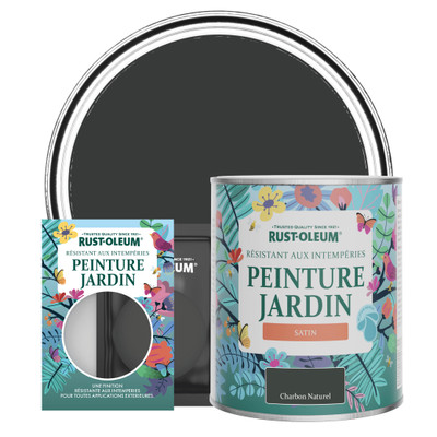 Peinture Jardin, Finition Satinée - Charbon Naturel