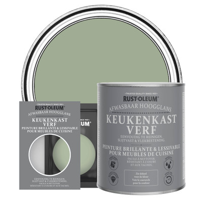 Peinture pour Meubles de Cuisine, Finition Brillante - Vert Kaki